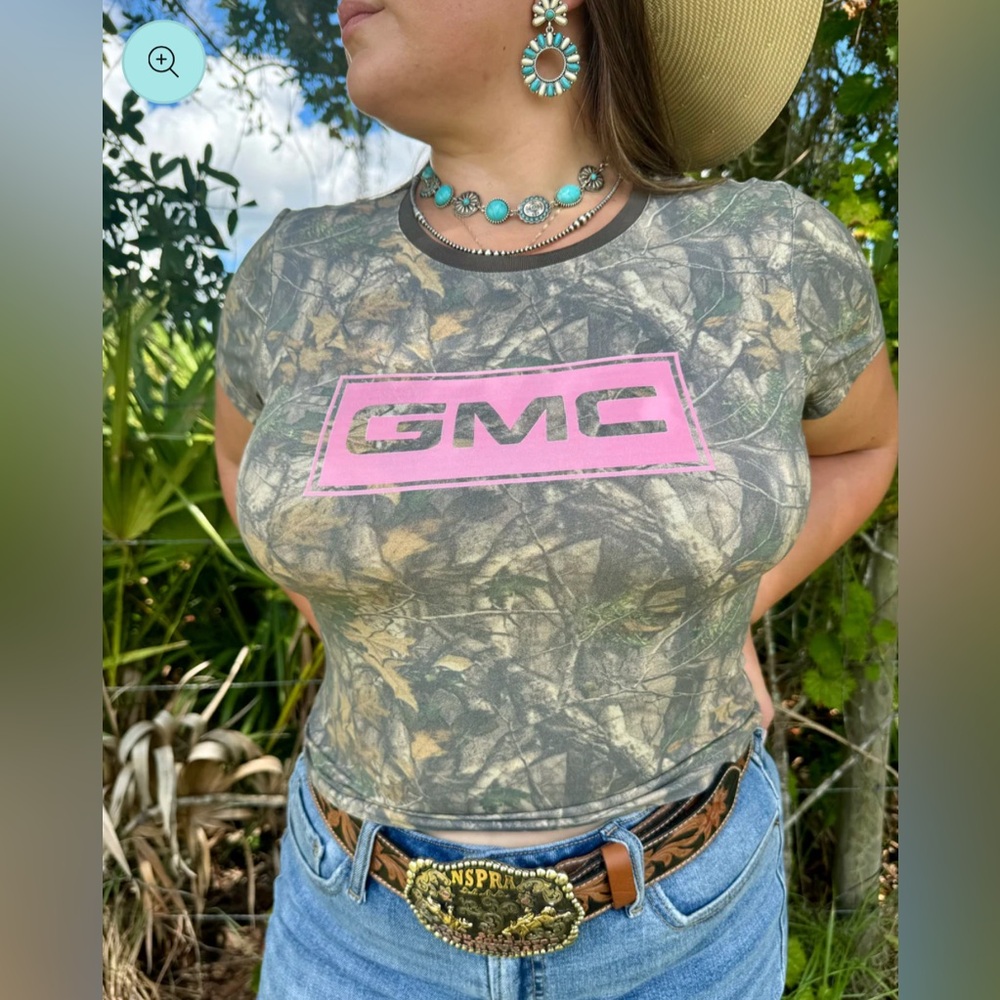 GMC Camo Baby Doll Tee